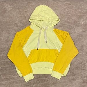 Urban Outfitters BDG Two-Tone Yellow Women's Hoodie Sweater